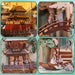 Antiquity Book Nook Dollhouse Kit – Su Dongpo's Life with Touch Light & Dust Cover
