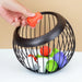 Vintage Mesh Coffee Capsule Basket – Metal Coffee Pod & Fruit Holder