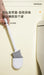 Silicone Toilet Brush with Quick‑Dry Base, Flexible Flat Head and Non‑Slip Handle