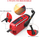 2000mAh Hand‑Crank Emergency Radio with LED Torch, USB & Solar Charging