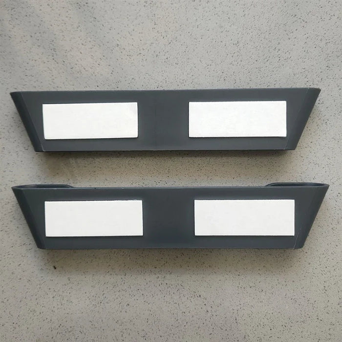 Self‑Adhesive Wall‑Mounted Pot Lid Rack – Black (1/2/4 pcs)