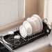 Extendable Dish Drying Rack — Space-saving Large Capacity Utensil & Dinnerware Organiser