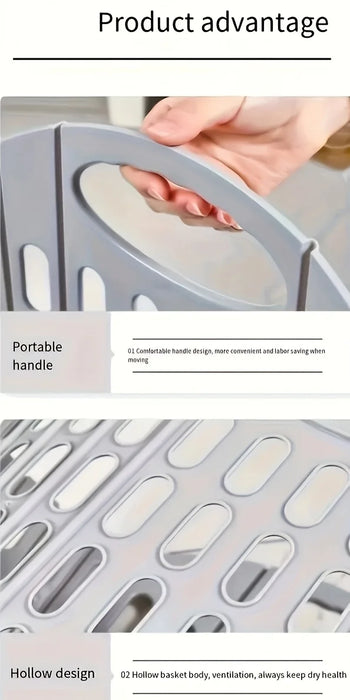 Collapsible Laundry Hamper – Foldable, Portable Clothes Organiser for Home & Bathroom