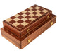 Wooden Folding Chess Set — 39×39cm Traditional Handcrafted Pieces