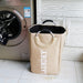 Collapsible Linen Laundry Basket – Waterproof Foldable Hamper with Handles (CT2000)