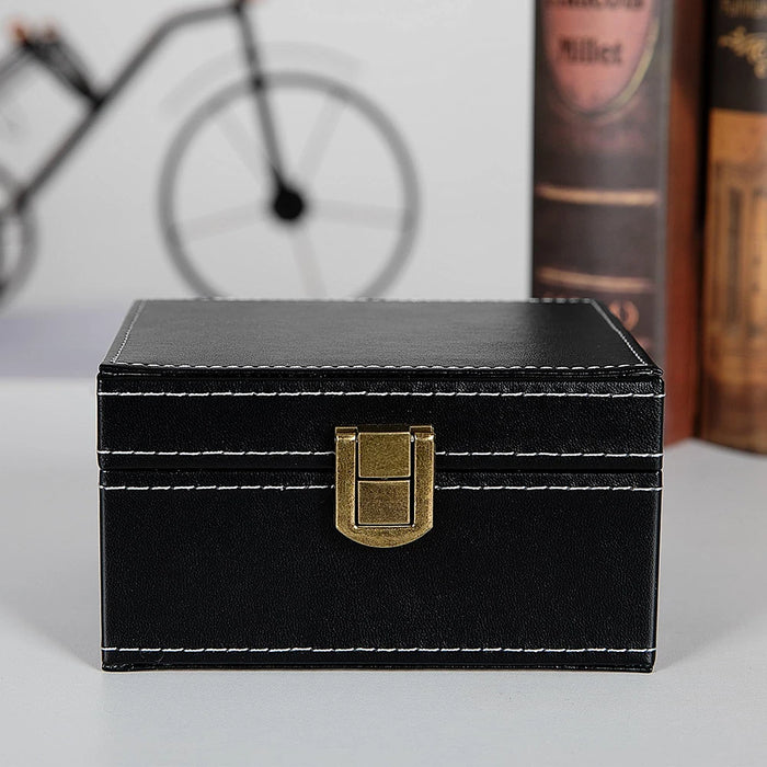 Faraday Box for Car Keys — RFID Signal-Blocking PU Leather Key Safe