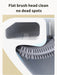 Wall-hanging Long-handle Toilet Brush with Silicone Head, 36×9×4 cm