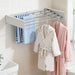 Carbon Steel Invisible Wall-Mounted Clothes Drying Rack — 60cm Hidden Foldable, Heavy-Duty