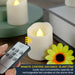 Rechargeable LED Tea Lights 6‑pack — Flameless Flicker, Remote & Timer, USB Multi‑Charge