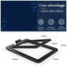 Carbon Steel Tabletop Speaker Base — Shock-Absorbing Stand
