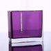 5‑Piece Purple Acrylic Bathroom Set — Emulsion Bottle, Toothbrush Holder, Soap Dish & 2 Cups