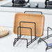 Iron Art Multi-Layer Kitchen Rack — Space-Saving Cutting Board & Lid Organiser