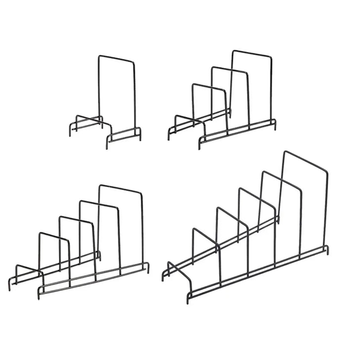 Iron Art Multi-Layer Kitchen Rack — Space-Saving Cutting Board & Lid Organiser