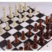 Wooden 32-Piece Chess Set — King 110mm with Leather Board, Gift for Teens & Adults