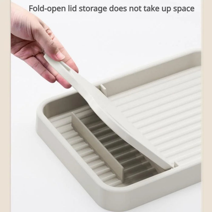 Spoon, Spatula & Lid Rest Rack – Compact Pan Lid Holder for Kitchen