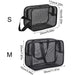 Dual‑Zip Mesh Toiletries Bag — Shower Caddy, Large Capacity (S & M)