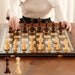 44cm (17.3in) Wooden Folding Chess Set with Felt Board