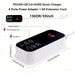 50W 6-Port USB Charger (5x USB-A + 1x USB-C) with PD, QC3.0 and LED Display