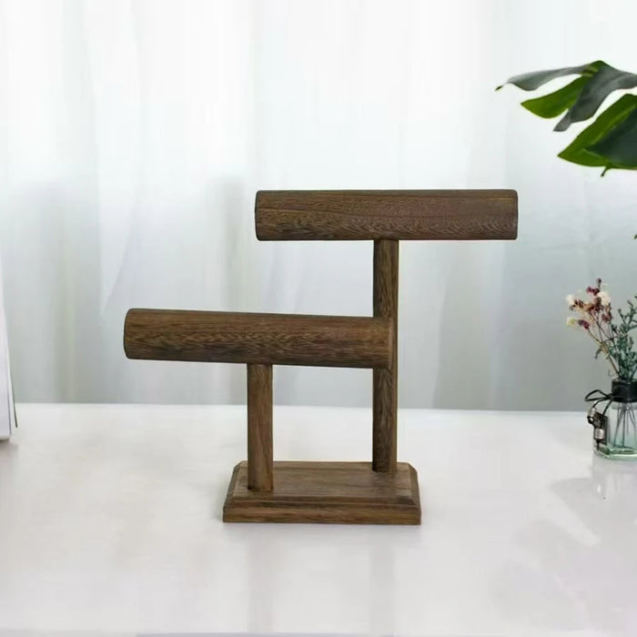 Wooden Watch Holder Stand – Jewellery Display Tower for Watches, Bracelets & Necklaces