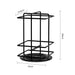 40‑Pod VertuoLine Carousel Pod Holder — 360° Rotating Wire Stand, Black