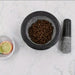 Polished Granite Mortar and Pestle for Herbs, Salsa & Avocado (3.74 x 1.97in)