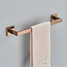 Rose Gold Bathroom Hardware Set — Stainless Steel Towel Rail, Toilet Paper Holder & Hook