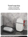 Portable Sealed Soap Box – Waterproof Travel Soap Dish with Draining Design, White 8×5×11cm
