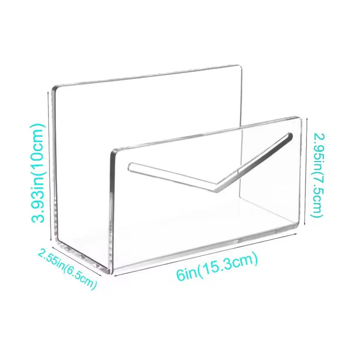 Acrylic Mail Organiser | Clear Desktop Letter & File Holder