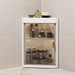 Modern Grey Wall-Mounted Bathroom Cabinet — PVC Vanity (Under 60cm)