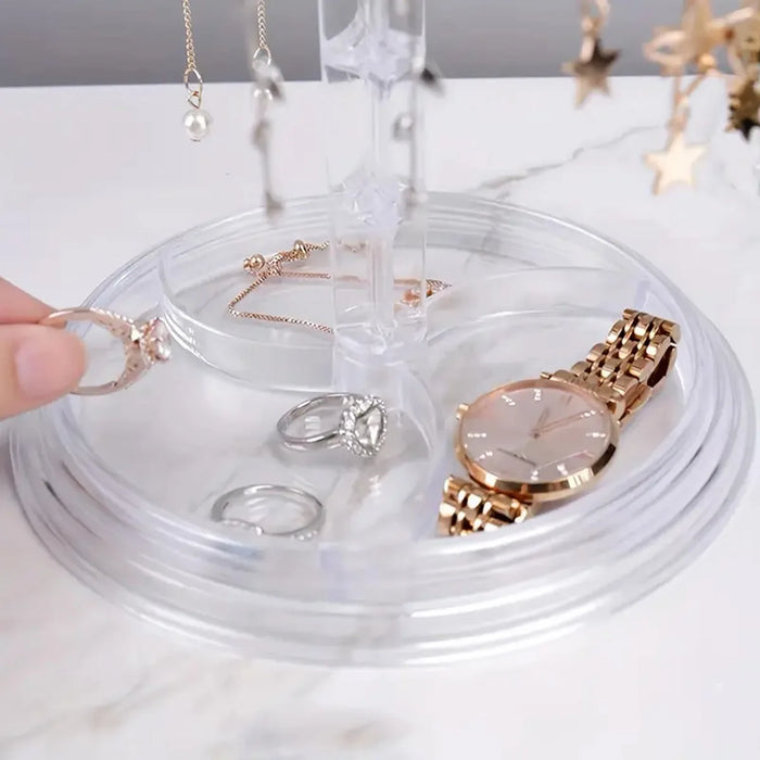 Multi-layer Rotating Jewellery Rack – Necklace & Bracelet Display
