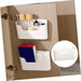 Punch-Free Wall-Mounted Plastic Storage Bin – Single Cabinet Door Organiser (S or L)