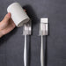 Stainless Steel Wall-Mount Toothbrush & Shaver Holder — 1 or 2 pcs