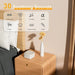 Rechargeable White Noise Machine — 30 Soothing Sounds & Warm Light (White)