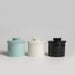 Ceramic Butter Cup with Lid — 350ml Sealed Butter Storage, Blue/Pink/White/Grey