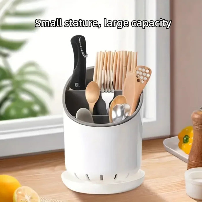 Cutlery Drain Holder – Plastic Chopstick & Tableware Drainer