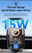 15W Qi Wireless Car Charger Vent Mount — Phone Holder for iPhone & Samsung