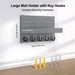 Wall-mounted Key and Mail Shelf with 5 Hooks - Wooden Entryway Rack