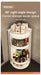 Rotating Adjustable Multi‑Tier Kitchen Corner Shelf – PP Spice & Bottle Organiser