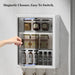 Modern Grey Wall-Mounted Bathroom Cabinet — PVC Vanity (Under 60cm)