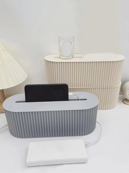 Household Socket Board Organiser Box – Cable Management, Stackable (33×13×11 cm)