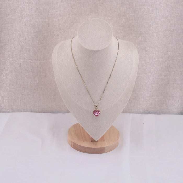 Velvet Necklace Display Bust — Pendant & Jewellery Mannequin Stand
