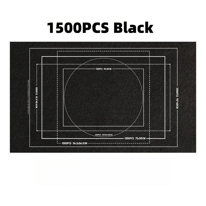 Jigsaw Puzzle Mat Roll-Up — Fits up to 1500 Pieces, Portable Table Saver
