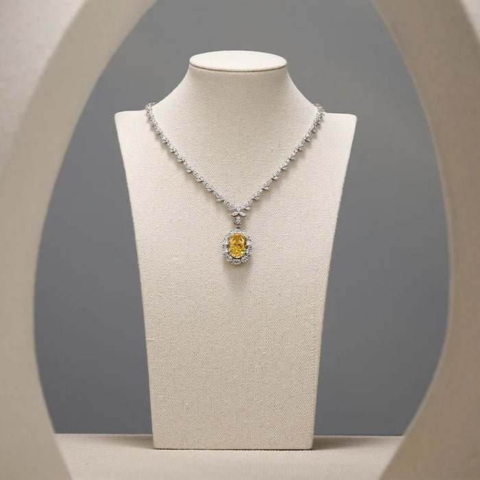 Linen Jewellery Bust Necklace Display Stand — Beige