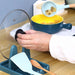 Foldable Pot Lid & Utensil Rack – ABS Plastic Kitchen Organizer