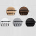 Wooden Wall-Mounted Key & Mail Holder with 8 Key Hooks and Shelf for Sunglasses & Dog Lead