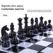 Folding Magnetic Chess & Checkers — 4 Sizes, Plastic HIPS, Teaching Book