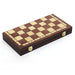 Magnetic Wooden Chess, Checkers & Backgammon Set — Foldable Travel Board with Extra Queens