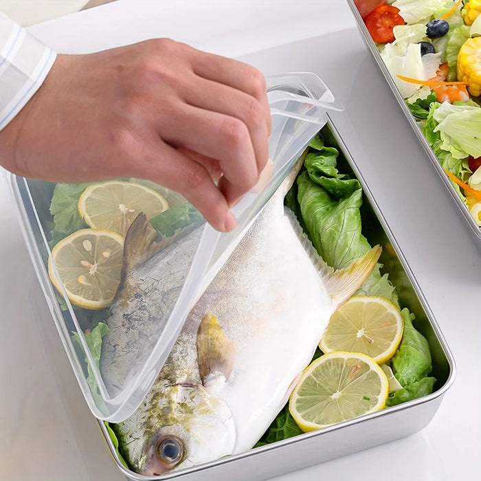 Stainless Steel Food Storage Container Set — Airtight, BPA-Free