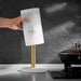Nordic Marble & Space Aluminium Paper Towel Holder — Vertical Kitchen Roll Stand (Black, White, Gold)