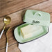 Ceramic Butter Dish with Sealed Lid for Kitchen Storage
